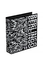 Папка-регистратор Berlingo Monochrome, 80мм, ламинированная, с рисунком