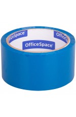 Клейкая лента упаковочная OfficeSpace, 48мм*40м, 45мкм, синяя, ШК