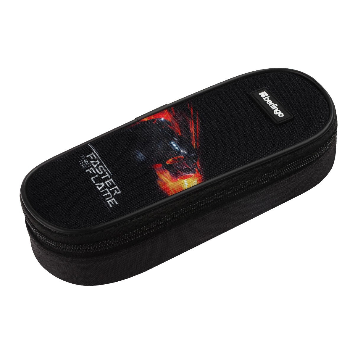Пенал корпусный 1 отделение, 220*90*45 мм, Berlingo Faster Than The Flame, полиэстер