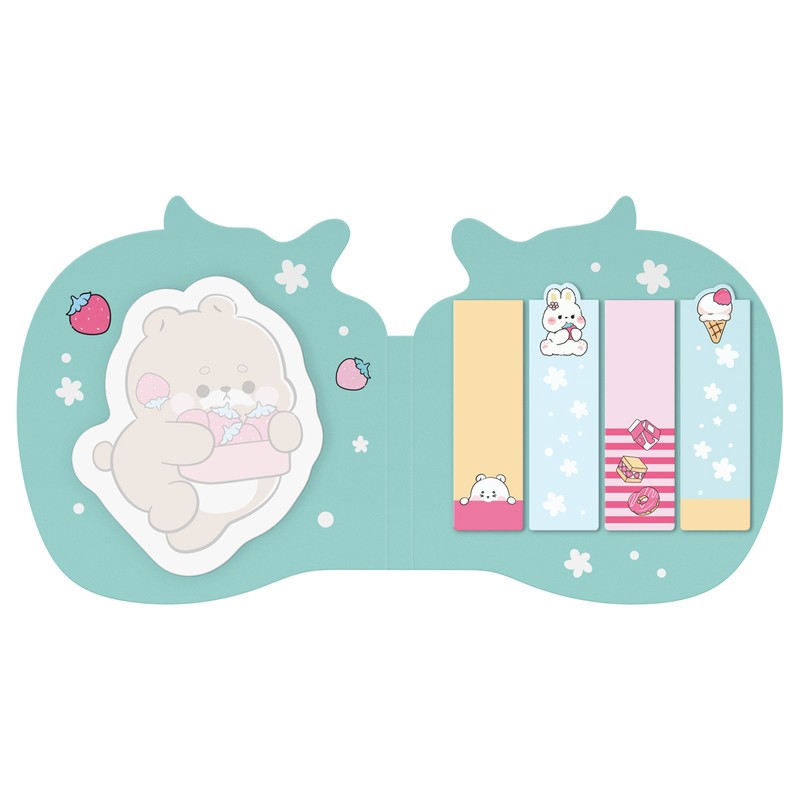 Стикеры -закладки 20л*5 цветов Cute Sweet 64892 Meshu