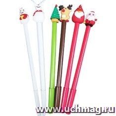 Ручка шар 0 8мм синмаслоснассорт Christmas 81963 Centrum