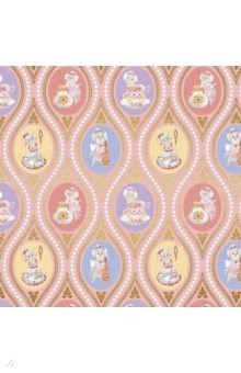 Бумага упак Мышки леди 70х100см 1рул 80867 Феникс-Презент