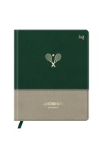 Дневник 1-11 кл. 48л. (твердый) BG Sport. Tennis, иск. кожа, комбинирование материалов, тиснение фольгой, ляссе