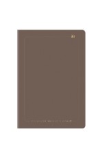 Записная книжка А5, 96л., BG Смыслы, кожзам, клетка, мокко