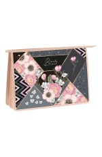 Папка для труда 2 отделения, А4, ArtSpace Beauty Floral, пластик, на молнии