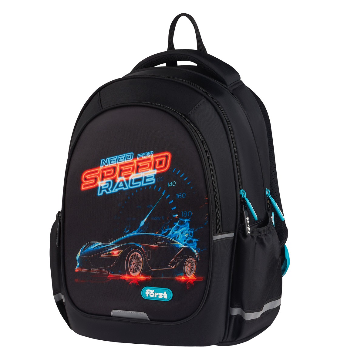 Рюкзак Forst F-Cute Need for Speed 37*29*17см, 3 отделения, 2 кармана, анатомическая спинка