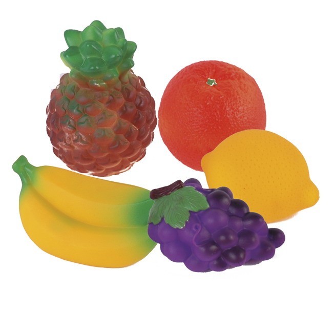 Игр/набор резиновых Фруктов Экзотика 1375 Огонек