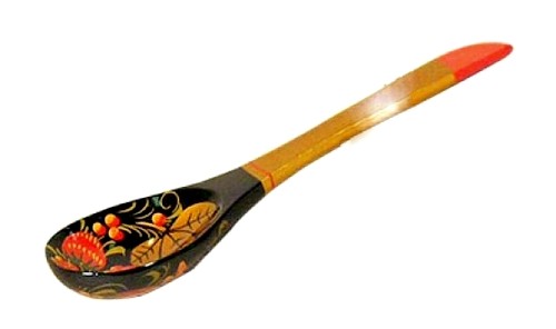 Хохлома Ложка салатная