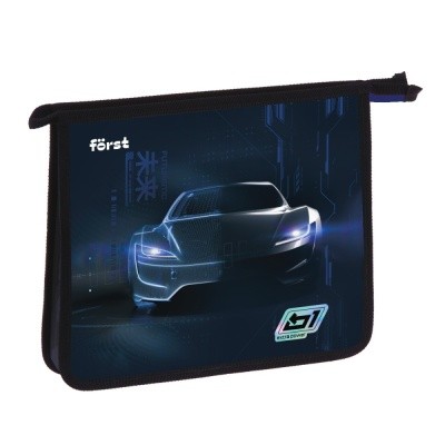 Папка д/тетр д/мальч А5 пласт на молн Extra Power FT-PP-A50517 Forst