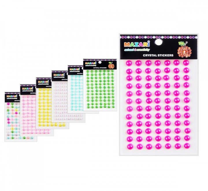 Стразы - наклейки акрил перламкруг М-8715 MAZARI
