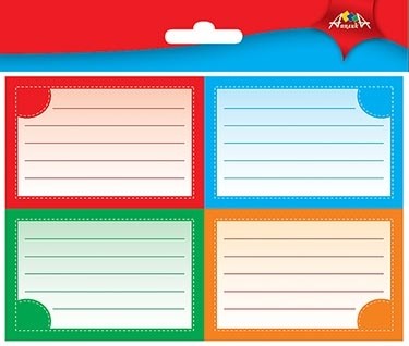 Наклейки д/тетрадей цвуниверс12шт 3363 Апплика