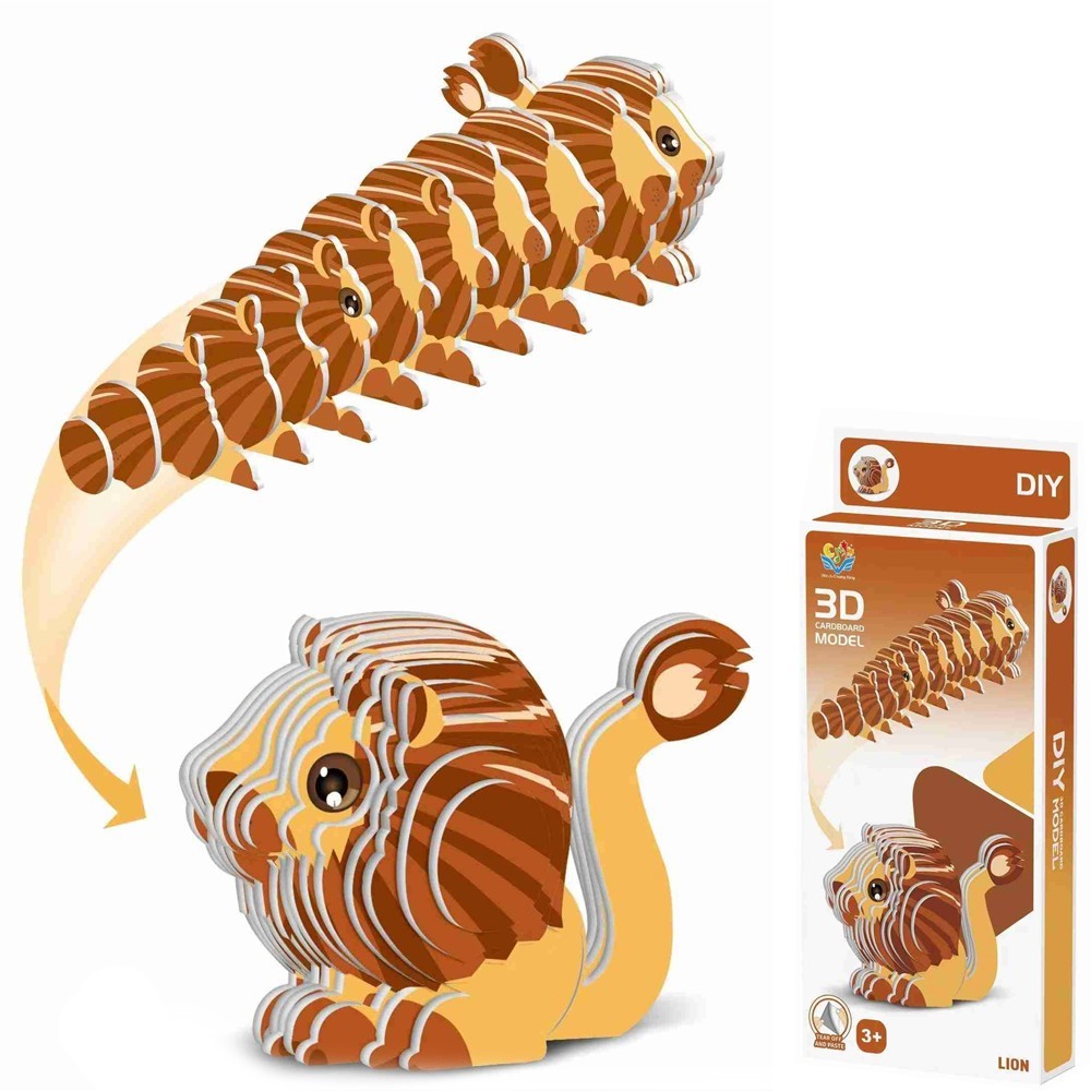 Констр-р 3D Лев в кор Р5-45В