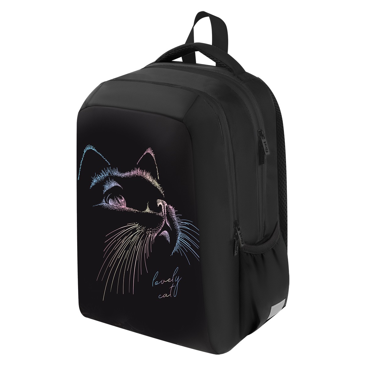 Рюкзак Forst Functional Rainbow Cat 39*26*10см, 2 отделения, 2 кармана, анатомическая спинка