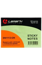 Стикер 76*101 100л зелёная пастель SN1113-GN Lamark