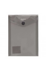 Папка на кнопке А6 вертпрозр пластчерн 1856 ! Comix