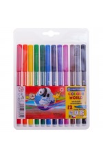 Фломастеры Centropen Colour World, 12цв., трехгранные, смываемые, блистер