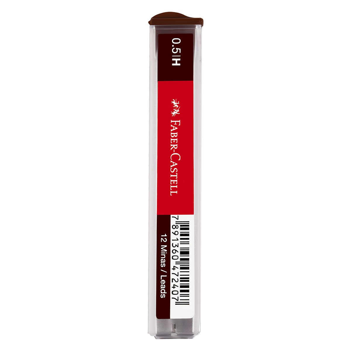Грифели для механических карандашей Faber-Castell Polymer, 12шт., 0,5мм, H