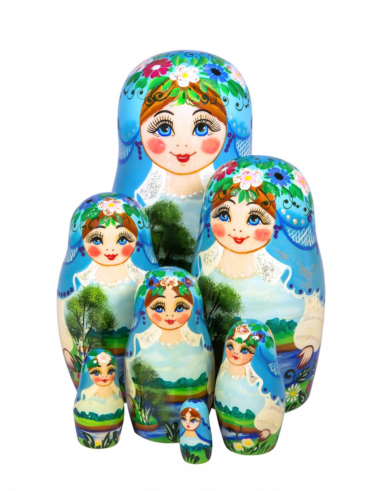 Хохлома Матрешка 7-и кукольная 80061