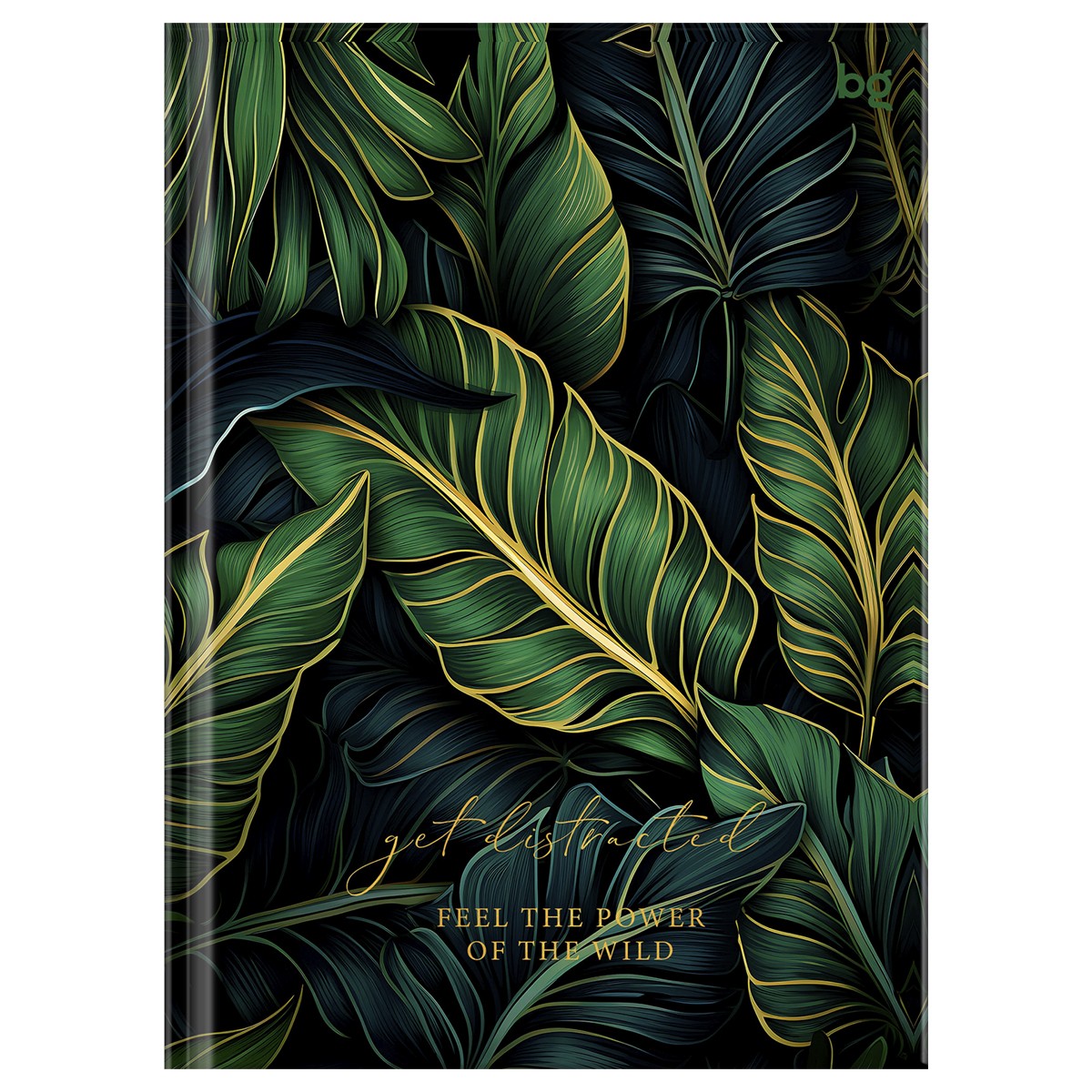 Бизнес-блокнот А6, 64л., ЛАЙТ BG Tropic style, матовая ламинация, тиснение фольгой