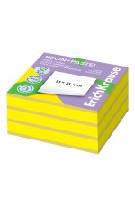 Стикеры 51*51мм 250л 2цв Neon Pastel 63676 Erich Krause