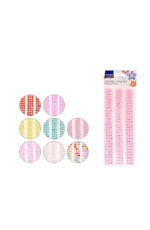 Стразы - наклейки акрил 8 видов М-8667 Mazari Creative