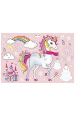 0200975 Наклейка оформительская. Волшебное царство Единорога ПР