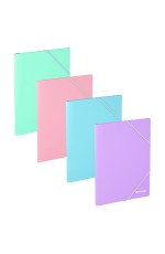 Папка на резинке Berlingo Haze А4, пластик, 600мкм, софт-тач, ассорти