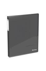 Папка с 60 вкладышами Berlingo No Secret А4, 35мм, 700мкм, полупрозрачная черная, с внутр. карманом