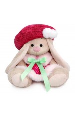 Мягкая игрушка Зайка Ми в юбке и малиновом берете малыш BUDI BASA