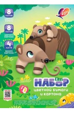 Набор картцв/ бум цв А4 20л Муравьед 35С 2280-08 Луч
