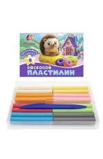 Пластилин восковой 8цв пастел 120г Фантазия 35С 2289-08 Луч
