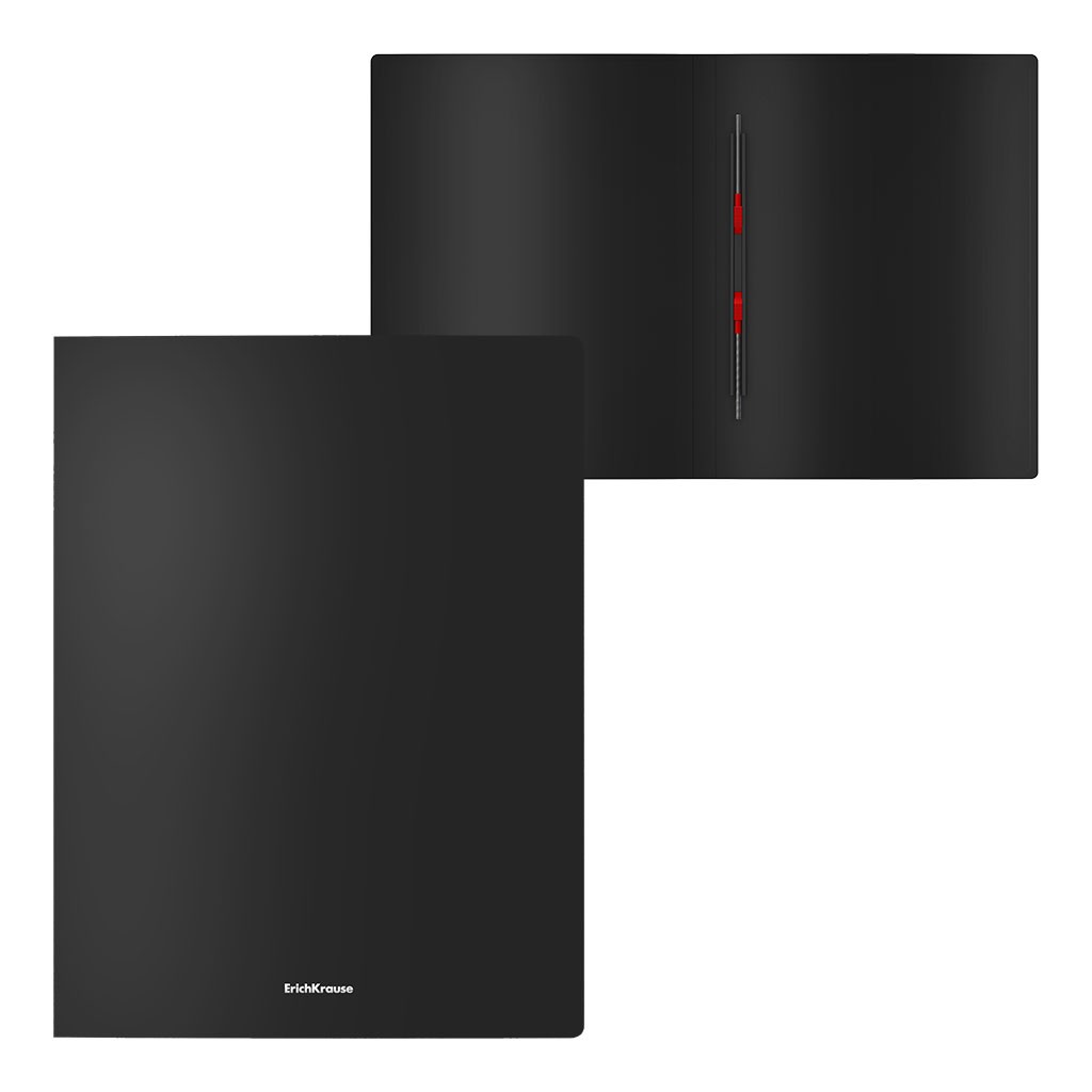 Папка-скоросшиватель с пружинмехчернпласт 50081 Erich Krause