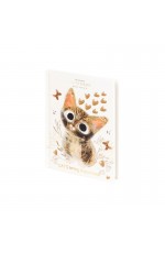 Записная книжка А6 80л кл твобл Love me Милый котик 3-80-005/47 Альт