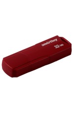 Память Smart Buy Clue  32GB, USB 2.0 Flash Drive, бордовый
