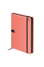 Ежедневник датированный 2026, А5, 7БЦ BGMonochrome. Apricot, коралловый, soft touch