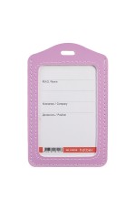 Бейдж 72х112мм вертроз экокожа 079258 Хатбер