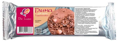 Глина д/лепки 250гр Терракотовая 32С 2135-08 Луч