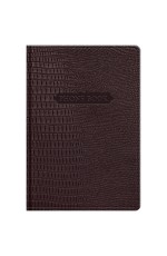 Телефонная книга А5, 80л., кожзам, BG Reptile. Burgundy, с вырубкой