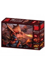 Пазл  Стерео Super 3D Огненный дракон