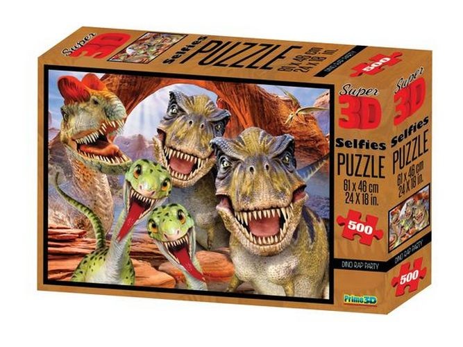 Пазл Стерео Super 3D Дино селфи 