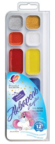 Краски акв 12цв медовая Волшебная палитра 30С 1933-08 Луч