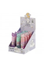 Клей-карандаш MESHU с топпером Crystal Kitten, 8г, дисплей бокс, ПВП, ассорти