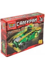 Констр-р Зеленый самурай на машине 78 дет 27007 Город мастеров