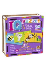 IQ Пазл деревянный. Чей это домик? 2+