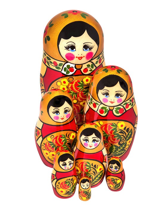 Хохлома Матрешка 7 кук 84560000000