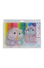 Фломастеры 24цв Cute Friends Хомяки 32-0026/01 Bruno Visconti
