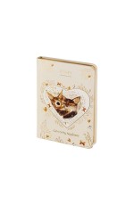 Ежедневник недат А6 золсрез исккожа беж Котики приносят счастье 3-745/16 Br