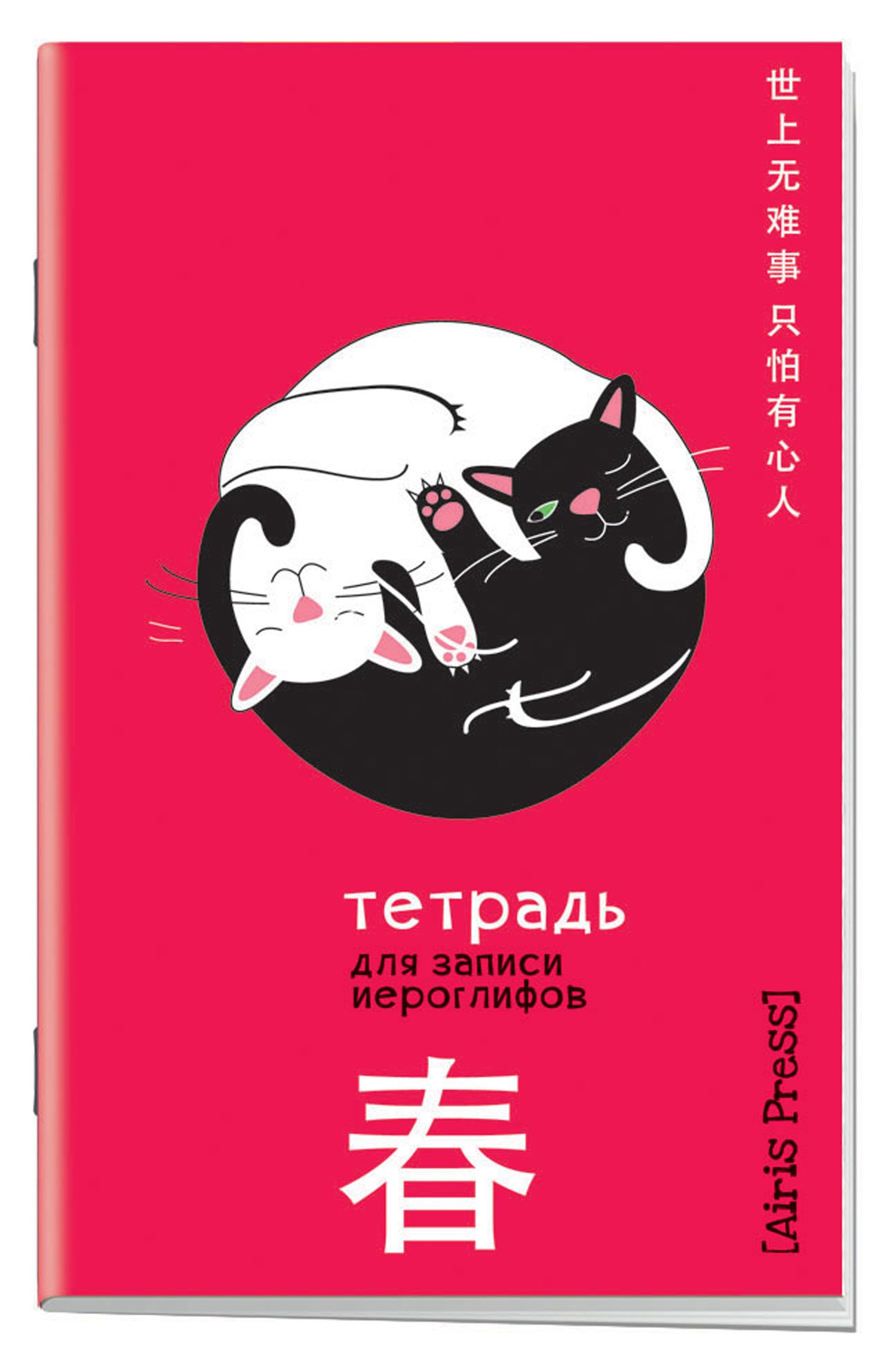 Тетрадь для записи иероглифов Малформат 32л (инь и ян)