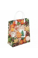 Пакет мягкий пластик 23х27см/150 Зимний орнамент Интерпак