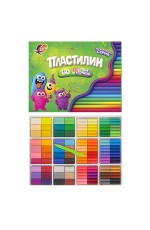Пластилин 80шт (40цв Классич 40цв Восков) 36С 2382-08 Луч